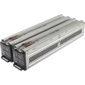 CARTUCHO DE BATERIAS DE RECAMBIO 140 DE APC PARA MODELOS SURTA3000XL, SRT5KXLT, SRT6KXLT, SRT8KXLT, SRT10KXLT, SURT15KRMXLT, SURT20KRMXLT LO CONFORMAN LAS 2 BATERIAS QUE SE VISUALIZAN EN LA IMAGEN