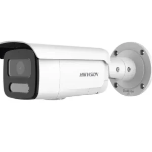 CAMARA HIKVISION / [DUAL LIGHT + COLORVU] BALA IP 8 MEGAPIXEL / LENTE 4 MM / 60 MTS IR + 60 MTS LUZ BLANCA / EXTERIOR IP67 / LUZ INTERMITENTE Y ALERTA DE AUDIO / MICRÓFONO INTEGRADO / VIDEOANALITICOS