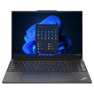 LAPTOP LENOVO THINKPAD E16 GEN 2 / CORE ULTRA 5 125H 4.5GHZ / 16GB DDR5 (2X8GB) / 512GB SSD / 16 WUXGA 1920X1200 / NEGRO / WIN 11 PRO / 3YR EN SITIO